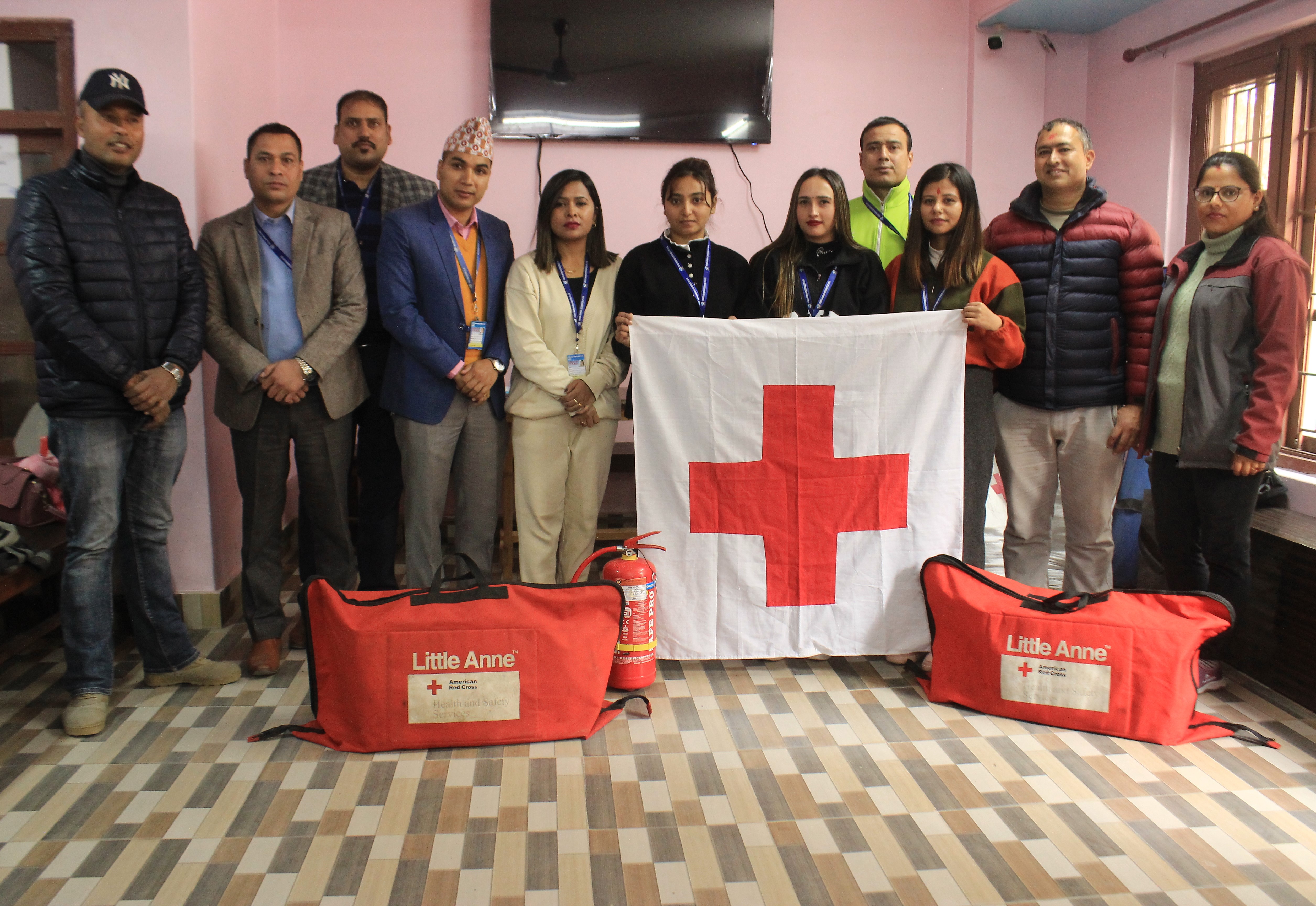 HEALTH AND SAFETY TRAINING BY NEPAL RED CROSS SOCIETY
